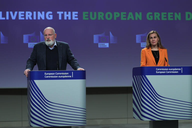 Green New Deal der EU wird vorgestellt