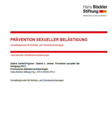 GR Prävention  sexueller  Belästigung