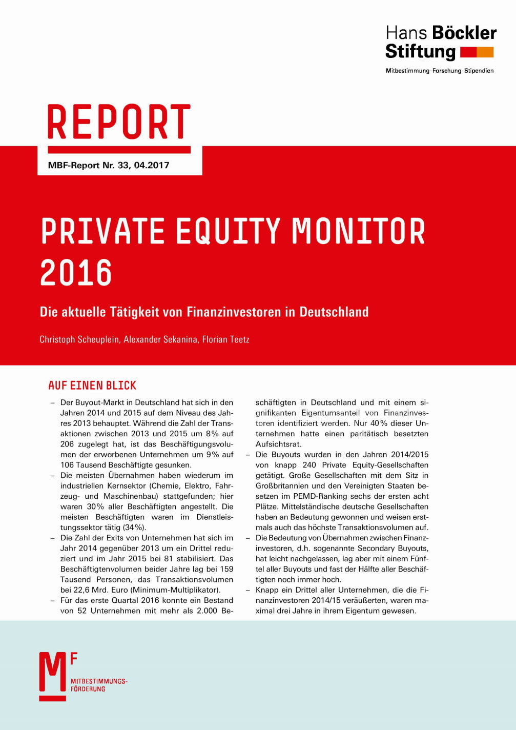 Private Equity Monitor 2016