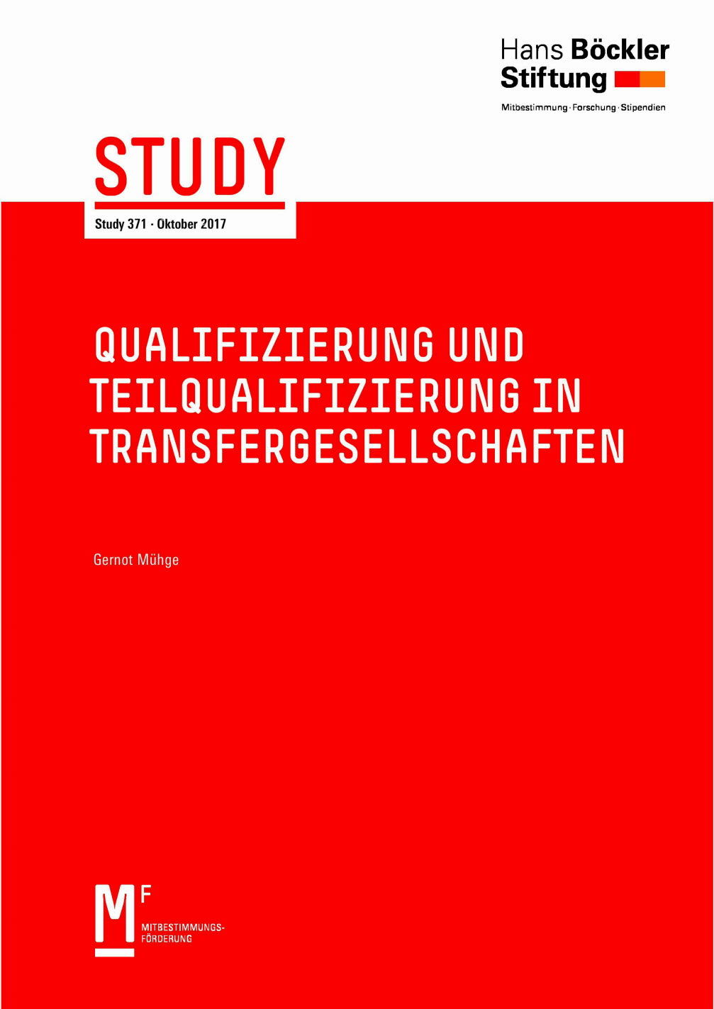Qualifizierung und Teilqualifizierung in Transfergesellschaften