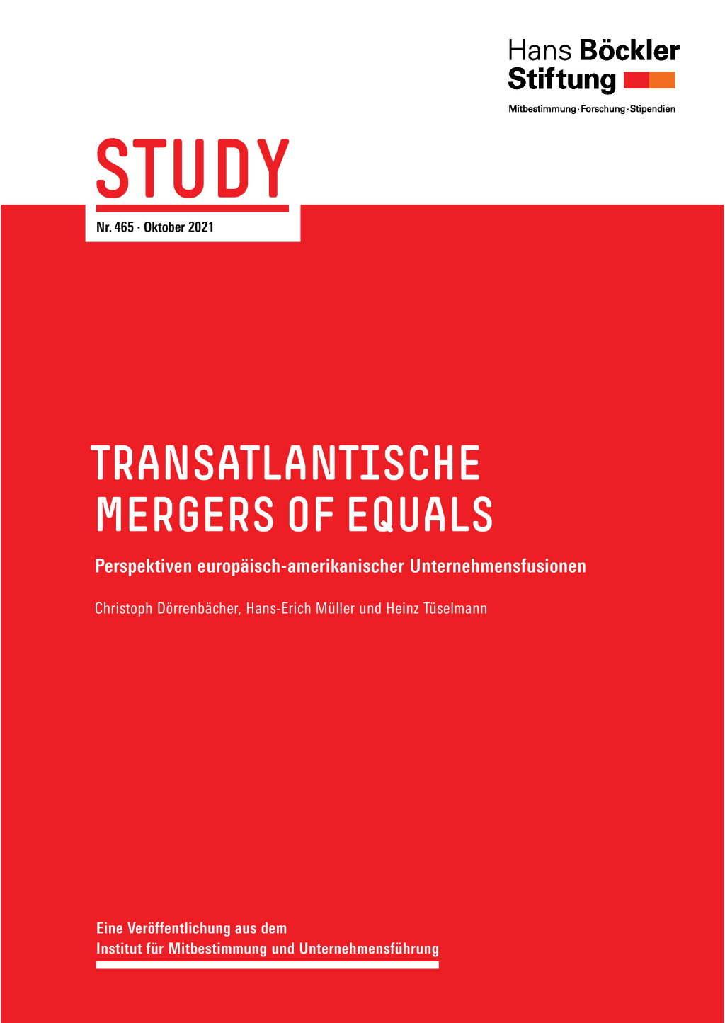 Transatlantische Mergers of Equals