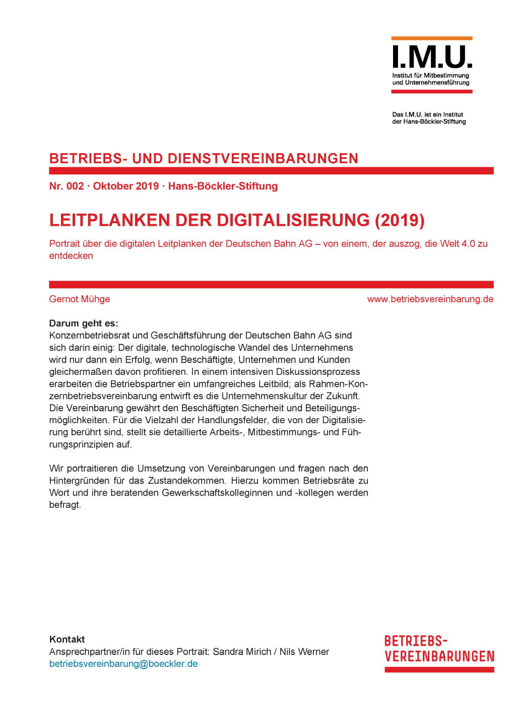 Leitplanken der Digitalisierung (2019)